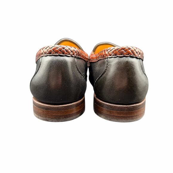 Allen Edmonds Tassel Loafers Men’s 9D Black Brown Leather USA Made main image 5